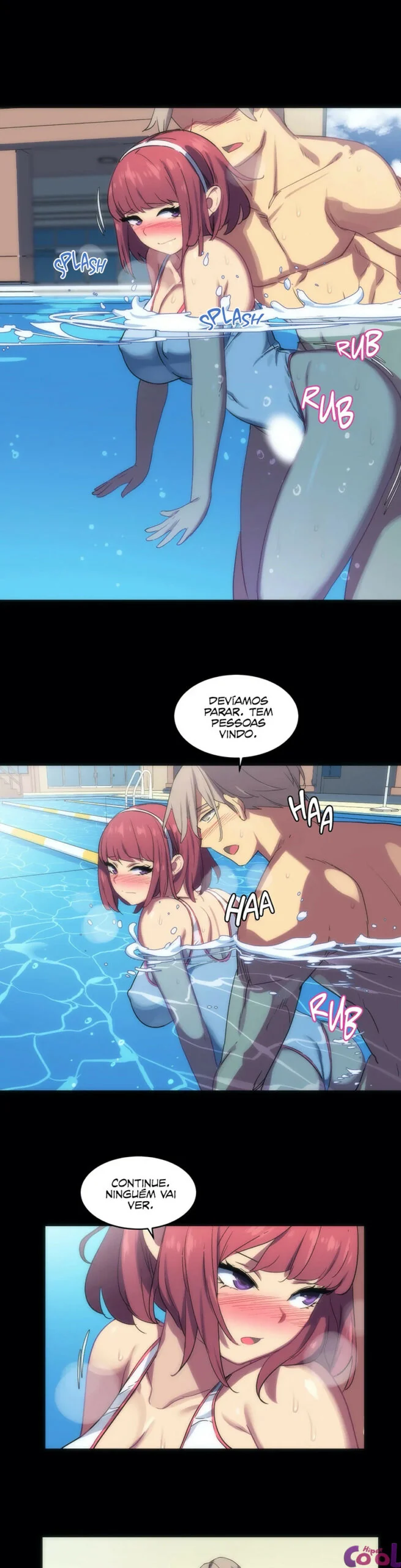 O Zelador Tarado da Buceta Molhada em HQ Brasileiro