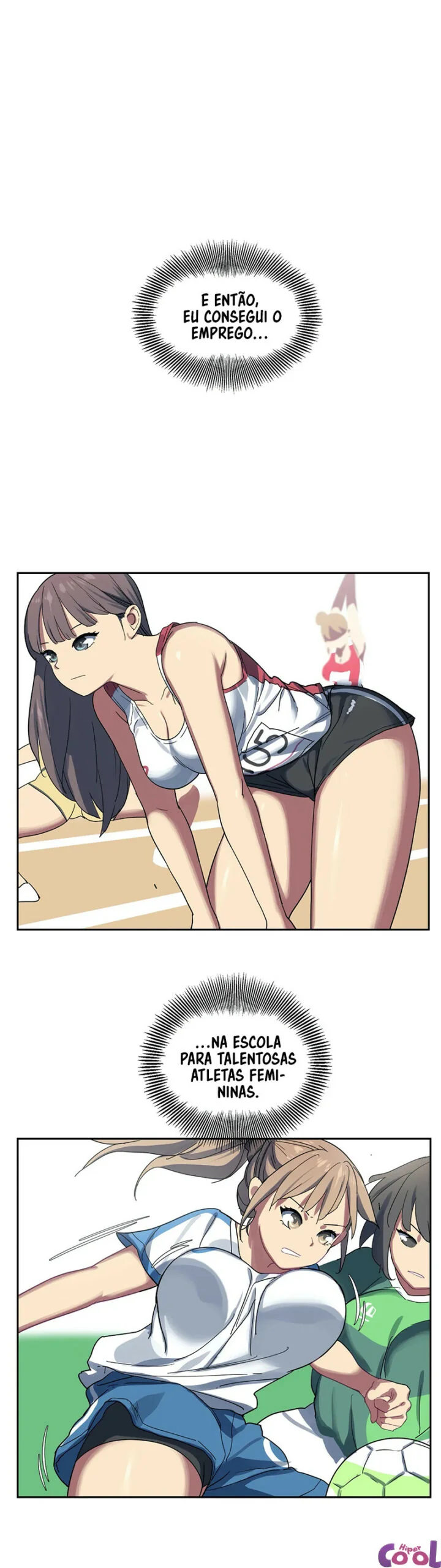 O Zelador Tarado da Buceta Molhada em HQ Brasileiro