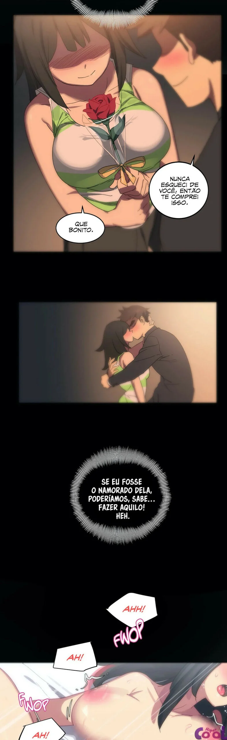 O Zelador Tarado da Buceta Molhada em HQ Brasileiro