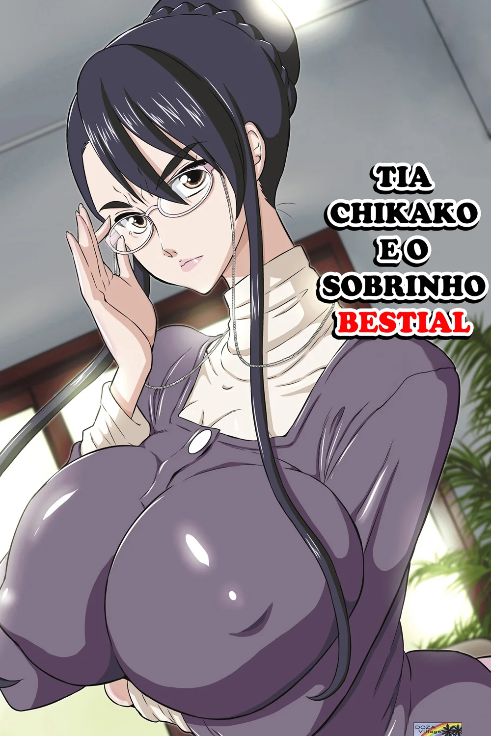 Tia Chikako e o Sobrinho Bestial: Incesto Hentai HQ Brutal – Em Hentai