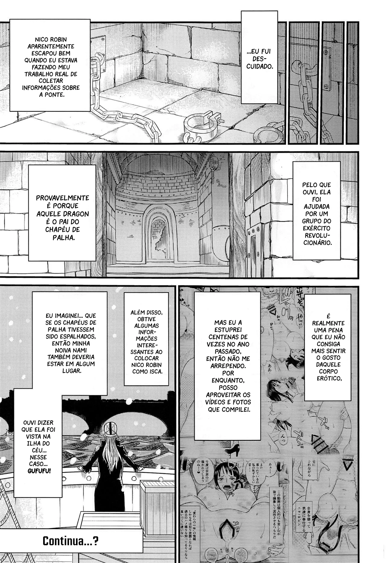 Robin’s Hole 2: A Piranha da Nico Robin sendo arrombada em Hentai HQ Brasileiro