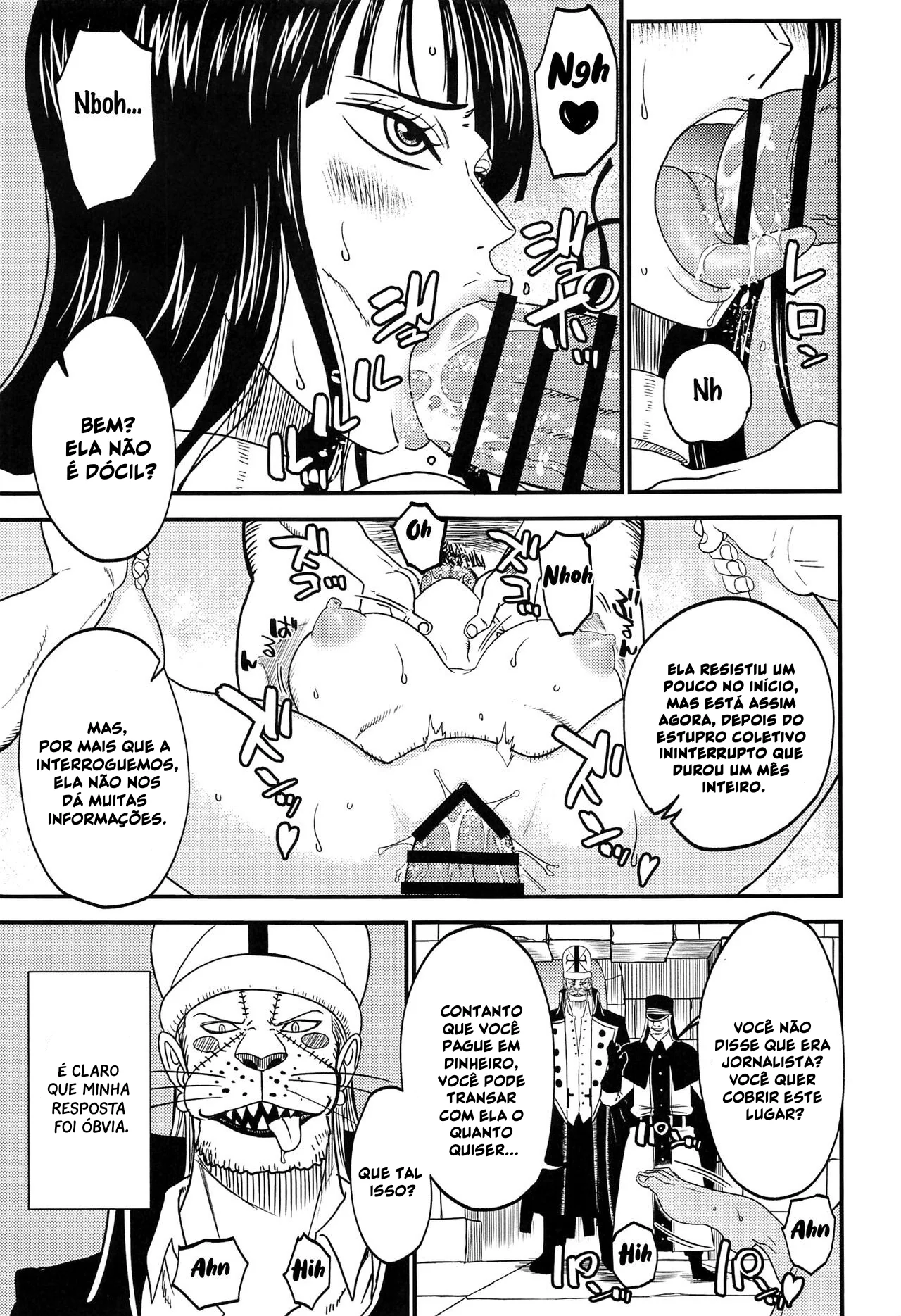 Robin’s Hole 2: A Piranha da Nico Robin sendo arrombada em Hentai HQ Brasileiro