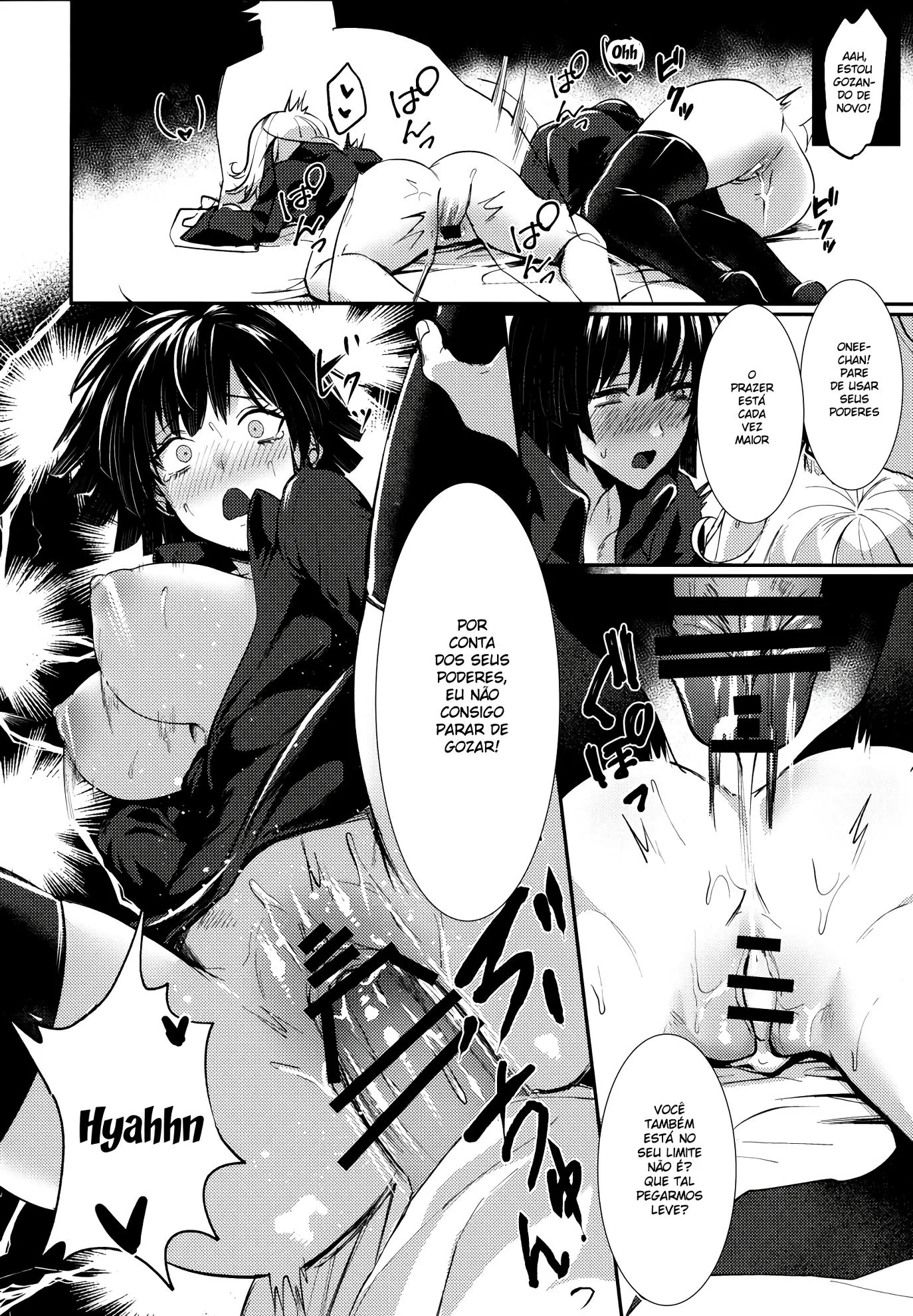 Fubuki, a piranha do One Punch Man, trepando pela primeira vez em Hentai HQ Brasileiro