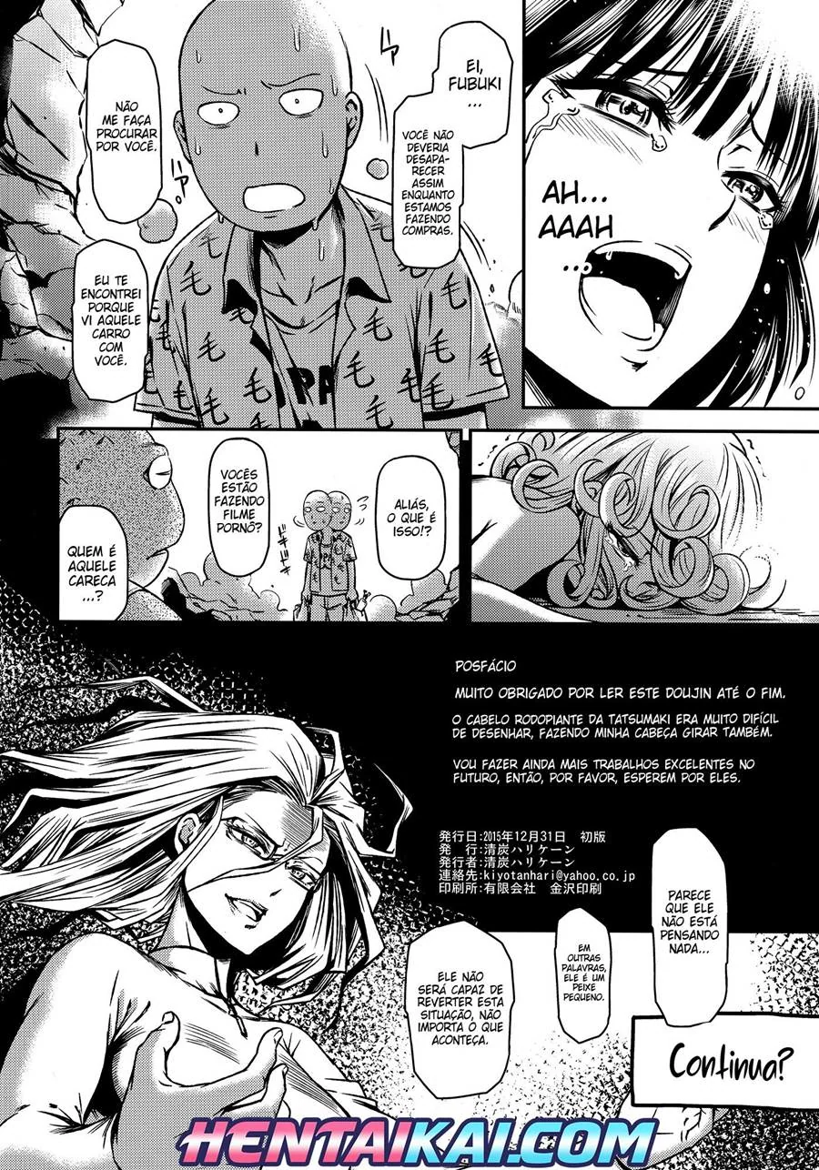 Piranhas de One Punch Man Sequestradas por Vilões Tarados em HQ Brasileiro de Hentai