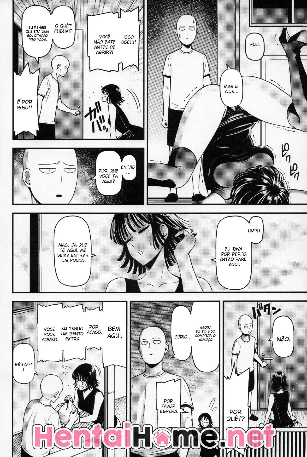 Saitama Metendo a Rola na Piranha Fubuki em Anime HQ