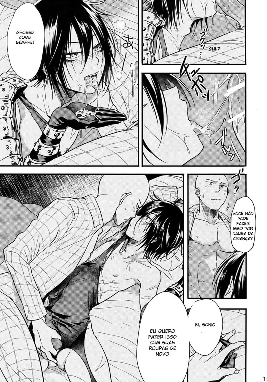 Saitama x Sonic: Uma batalha de piranhas em One Punch Man Hentai HQ