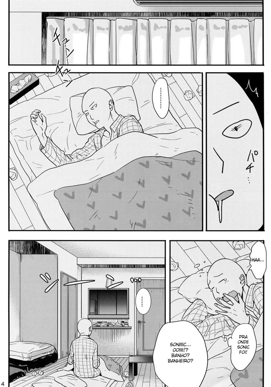 Saitama x Sonic: Uma batalha de piranhas em One Punch Man Hentai HQ