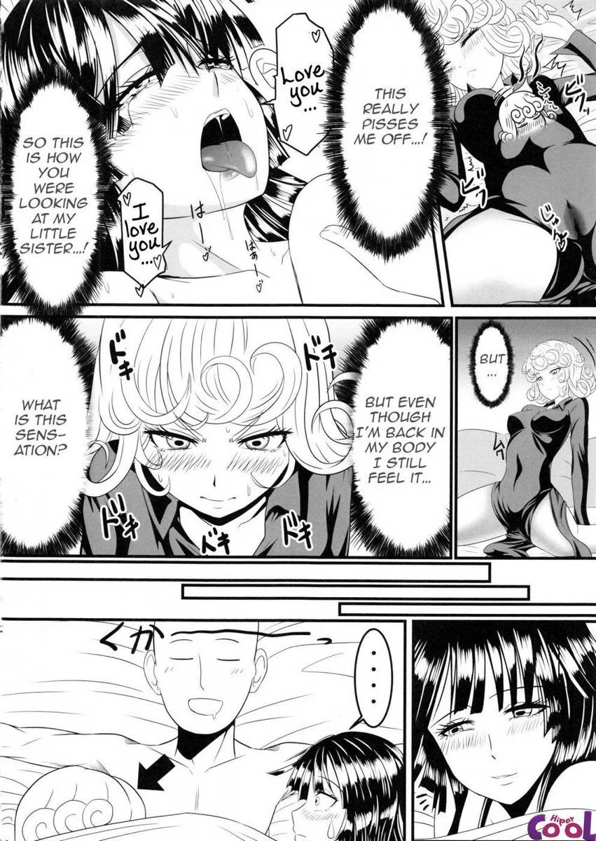 One Punch Man: Saitama Comendo Fubuki e Tatsumaki em Manga