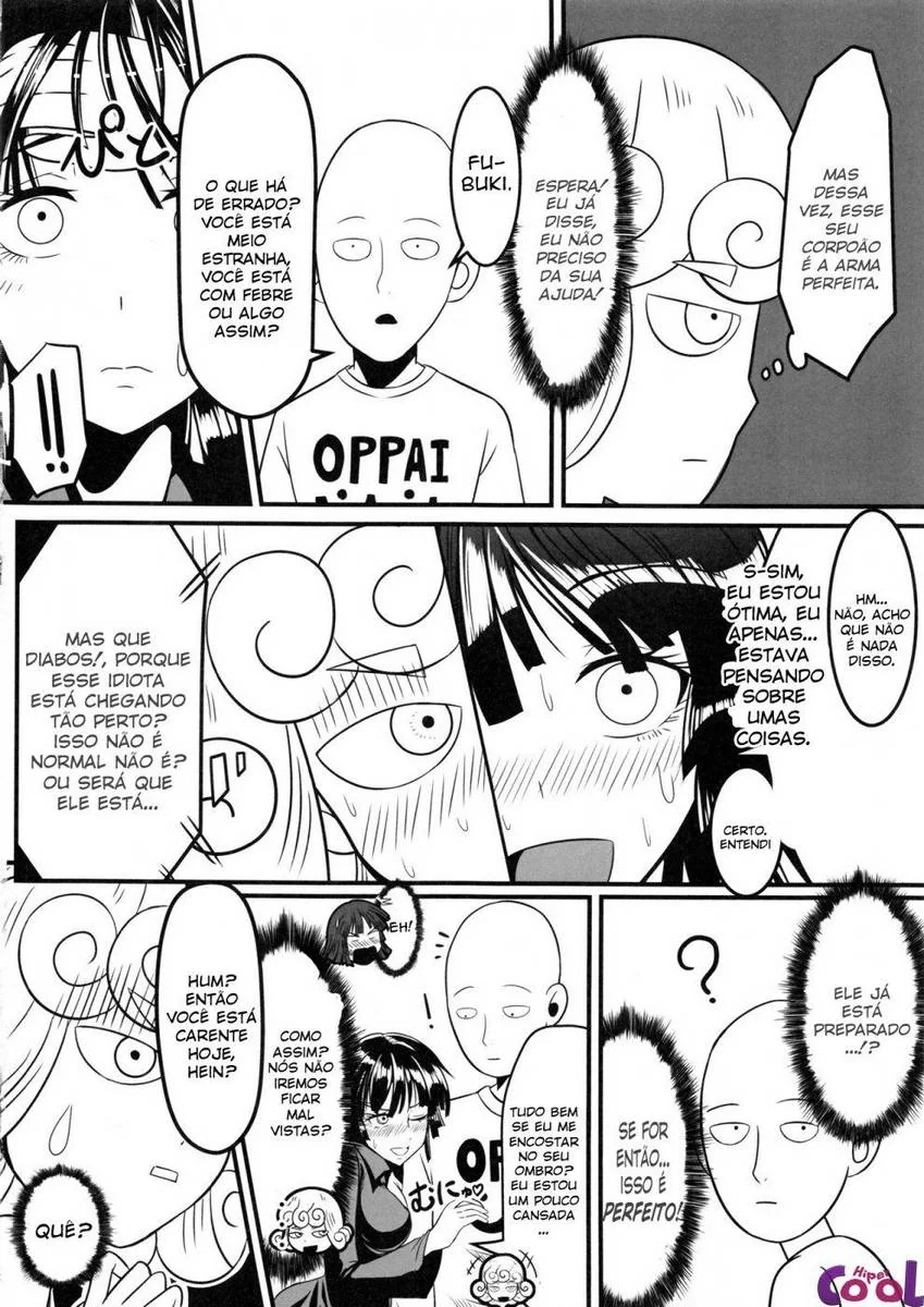 One Punch Man: Saitama Comendo Fubuki e Tatsumaki em Manga