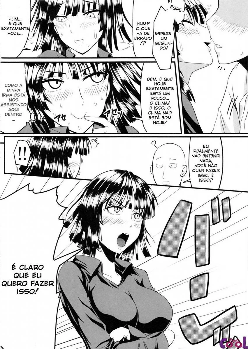 One Punch Man: Saitama Comendo Fubuki e Tatsumaki em Manga