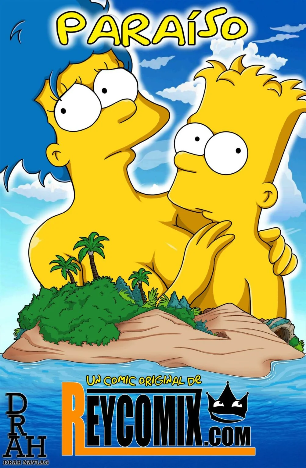 Bart e Marge na Ilha da Sacanagem – Em HQ Brasileiro