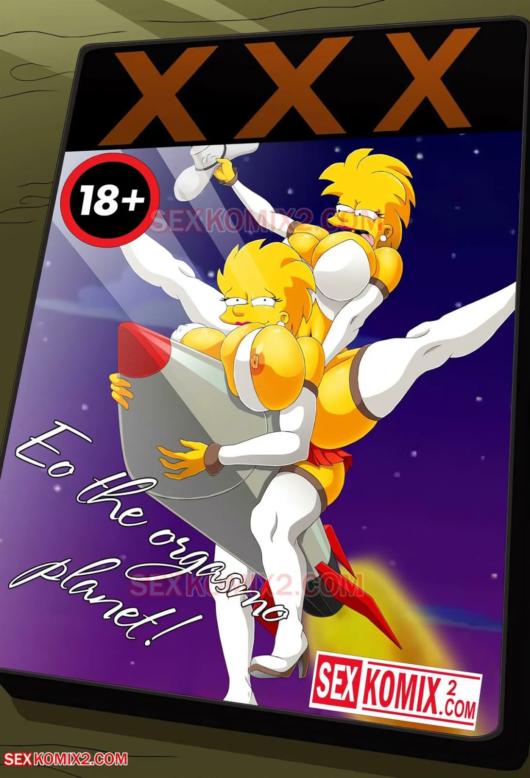 Os Simpsons Hentai: Rumo ao Planeta Orgasmo – Homer e as Filhas Piranhas em Ação Porno” em Hentai HQ