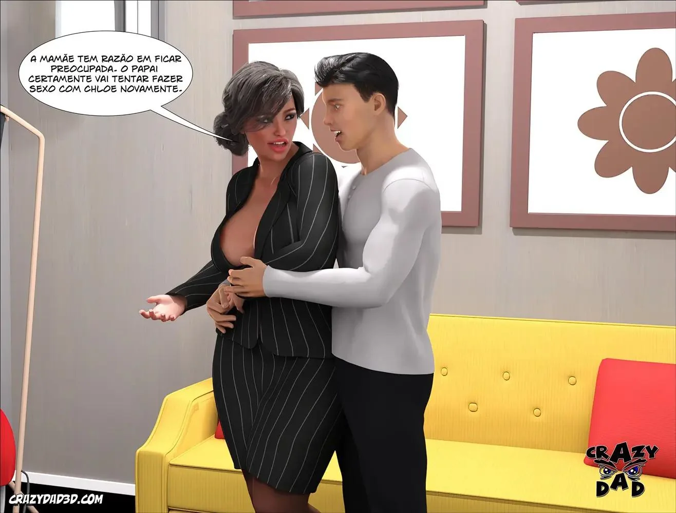 Mãe Piranha Dando o Cu Pro Filho Dotado em Hentai HQ Brasileiro