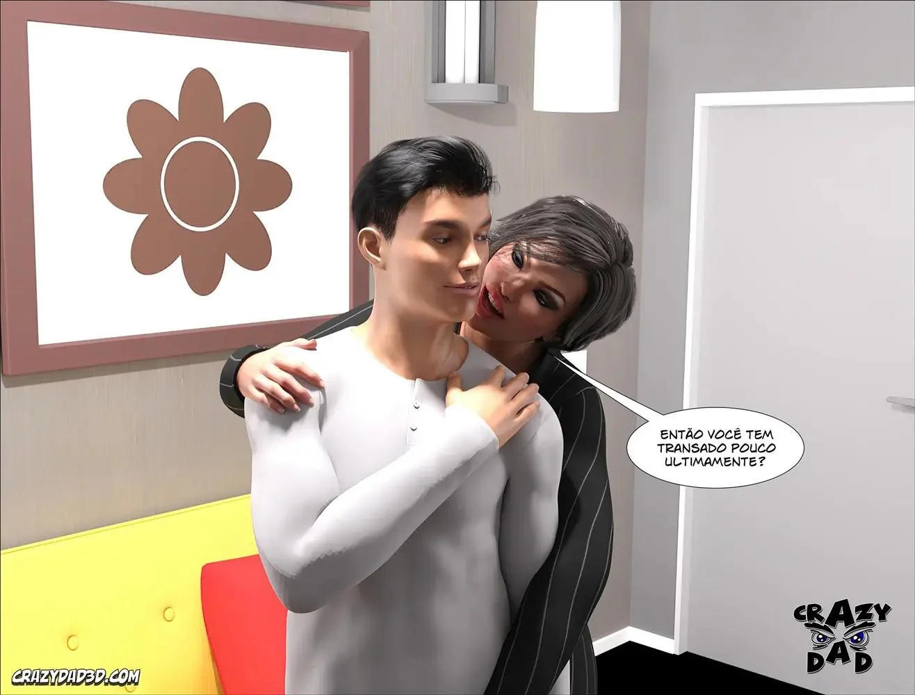 Mãe Piranha Dando o Cu Pro Filho Dotado em Hentai HQ Brasileiro