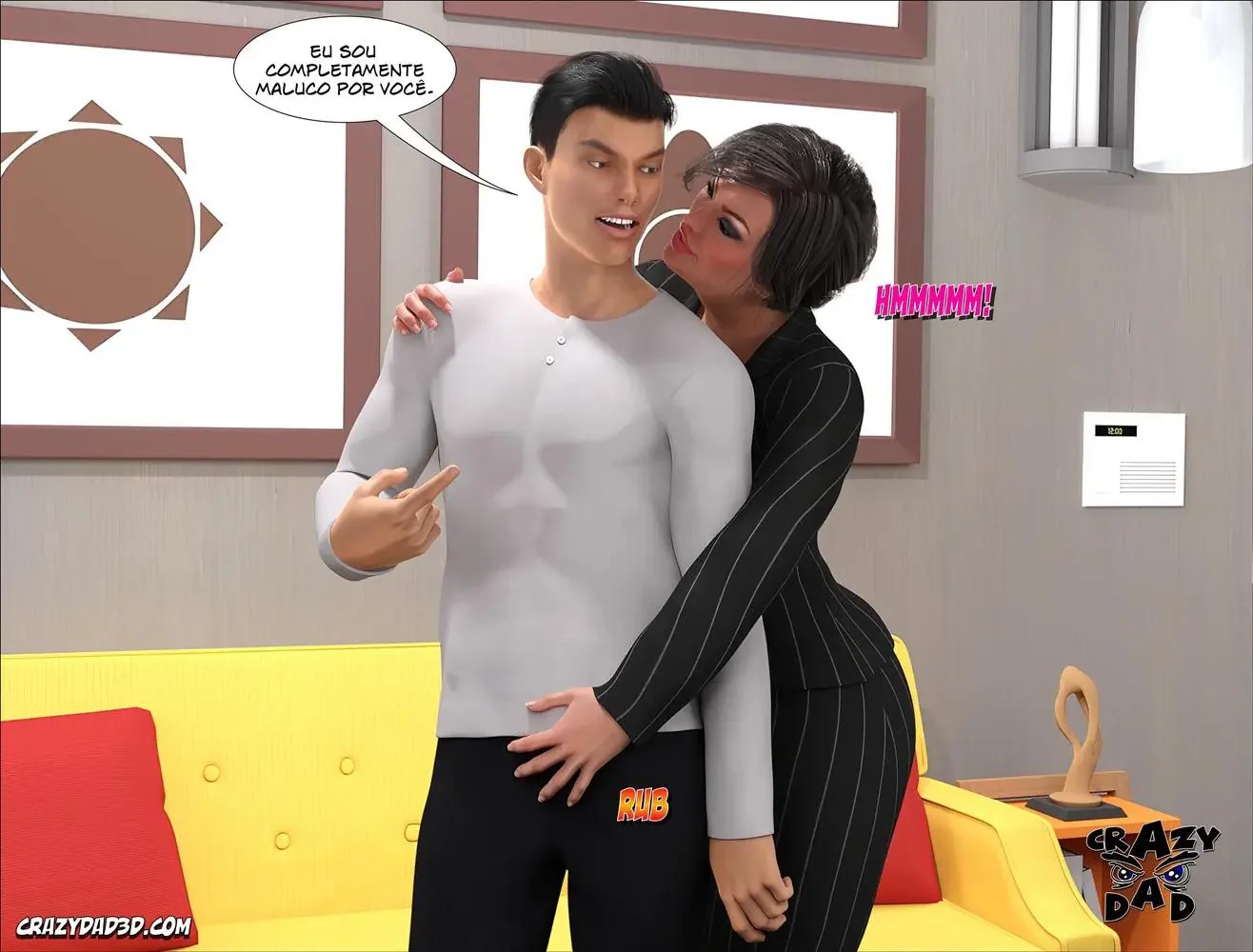 Mãe Piranha Dando o Cu Pro Filho Dotado em Hentai HQ Brasileiro