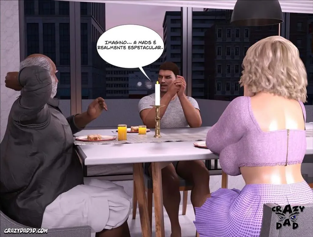 Madison e Donald: Transando no Quarto do Filho em Hentai 3D cheio de Tesão