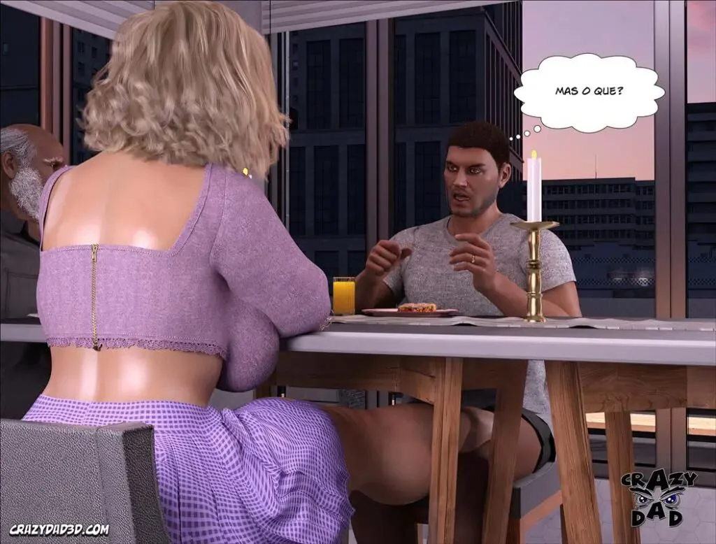 Madison e Donald: Transando no Quarto do Filho em Hentai 3D cheio de Tesão