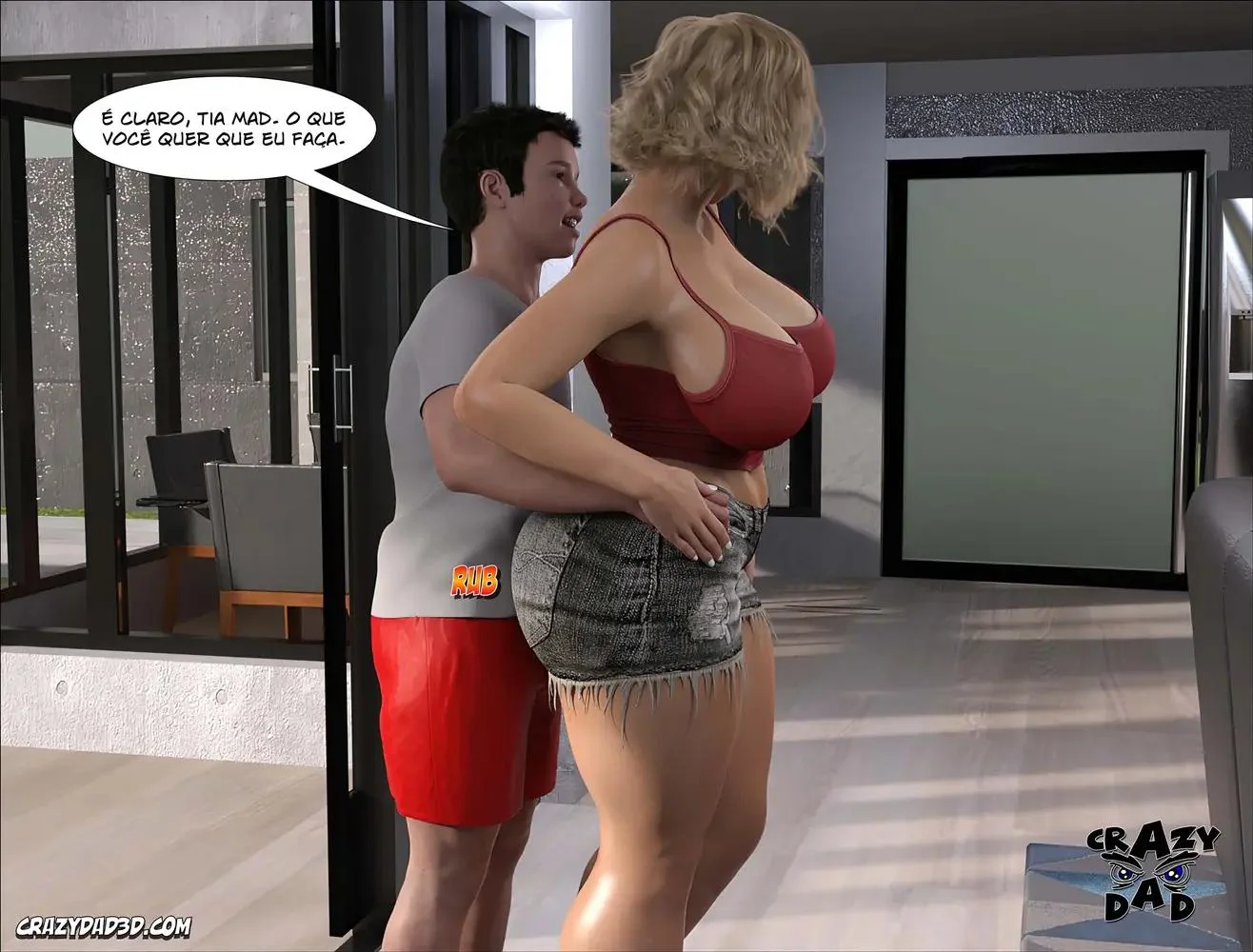 A Piranha Madison levando Rola do Sogro Pervertido em Hentai 3D Brasileiro