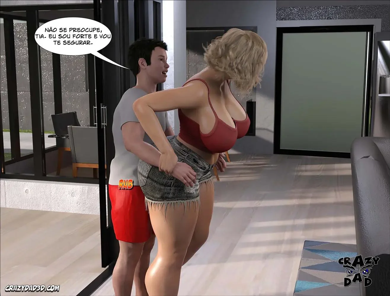 A Piranha Madison levando Rola do Sogro Pervertido em Hentai 3D Brasileiro