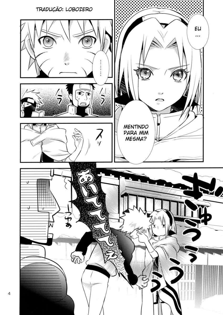 Naruto Hentai: Sakura Mostrando sua Buceta para Naruto em HQ Brasileira Pornô