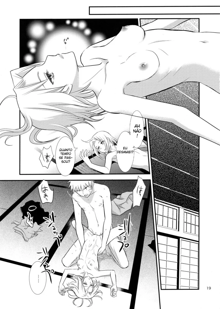 Naruto Hentai: Sakura Mostrando sua Buceta para Naruto em HQ Brasileira Pornô