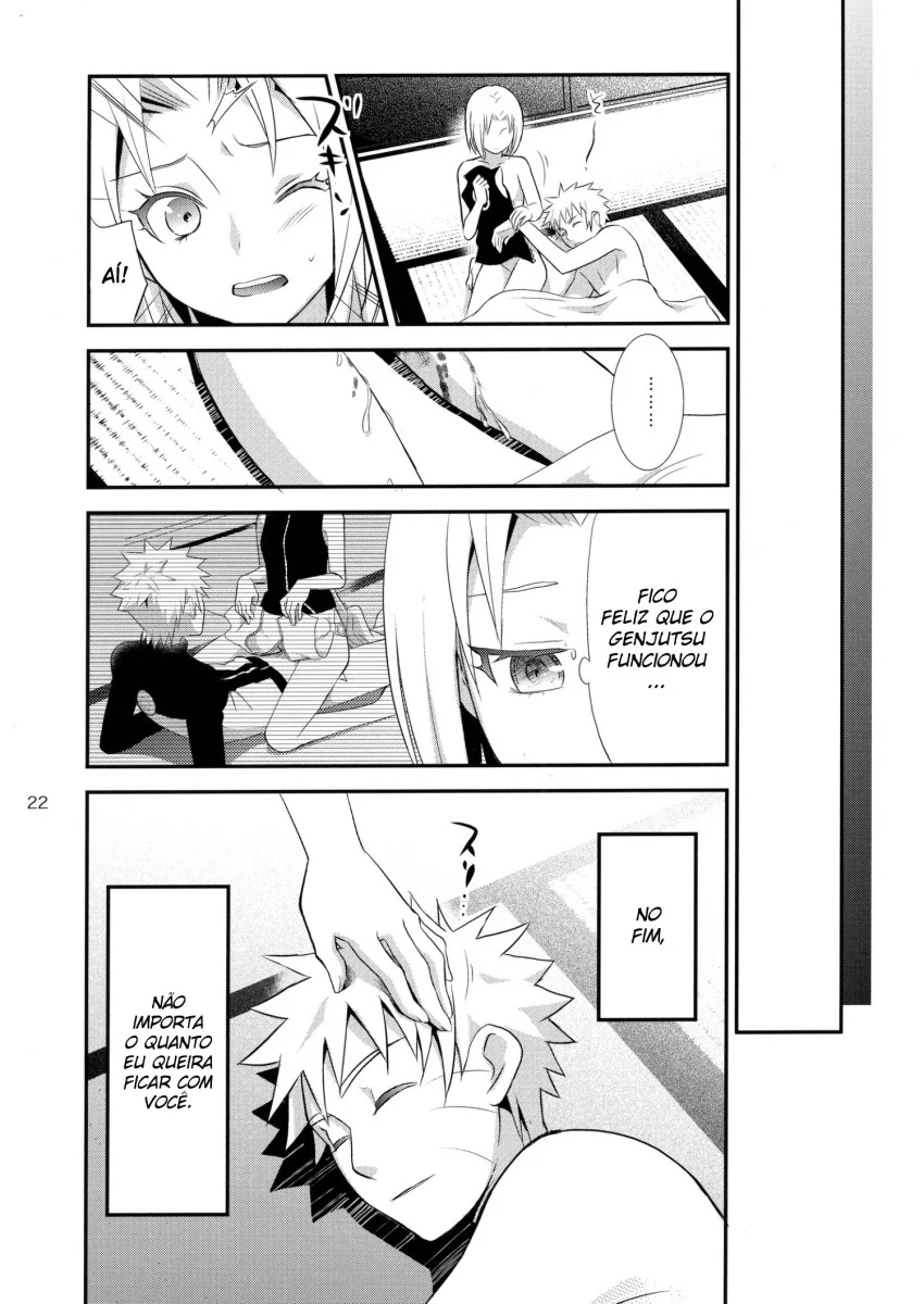 Naruto Hentai: Sakura Mostrando sua Buceta para Naruto em HQ Brasileira Pornô