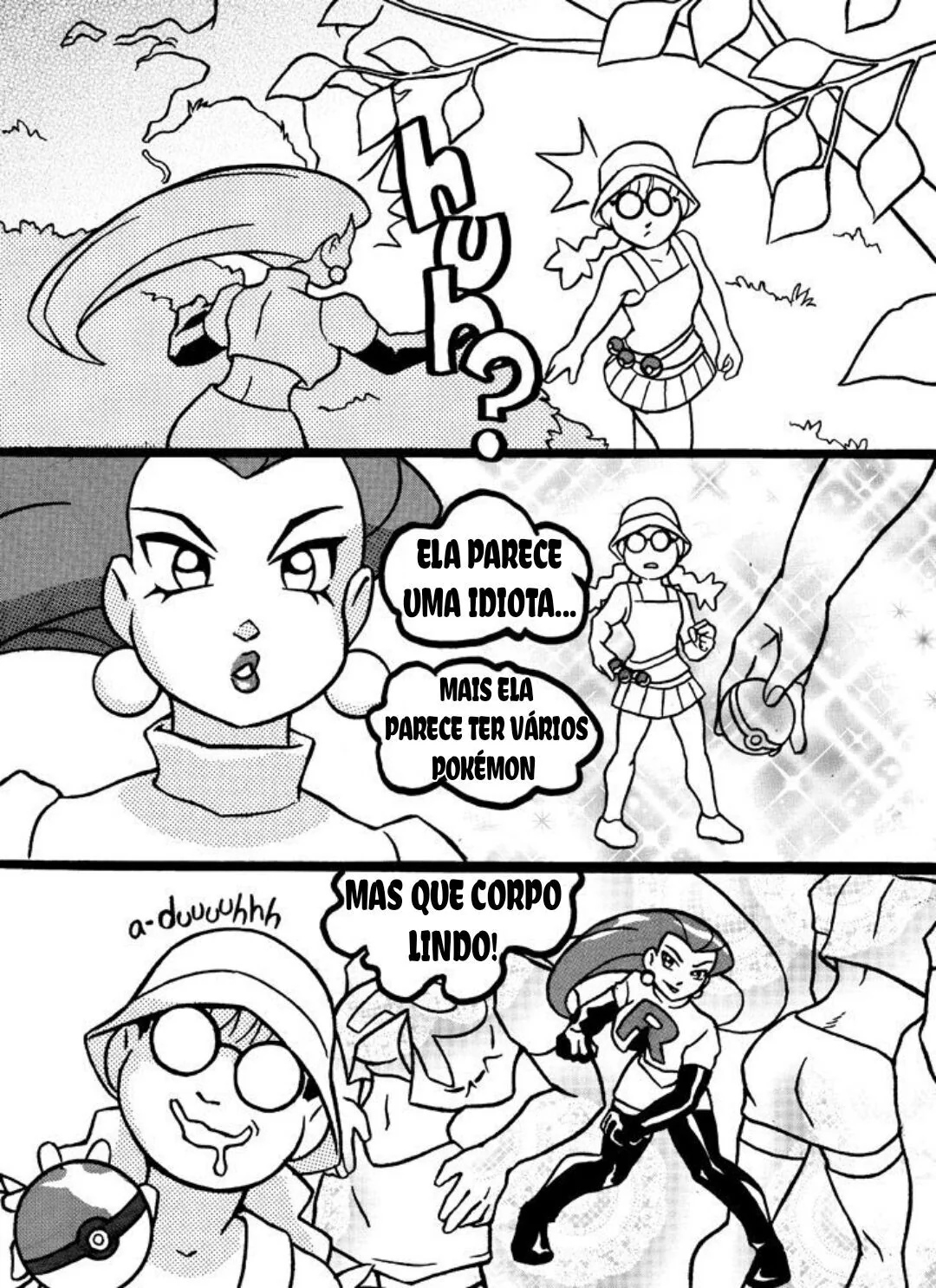 Jessie Pokérape – A Piranha da Equipe Rocket em Hentai Comics Brasileiro
