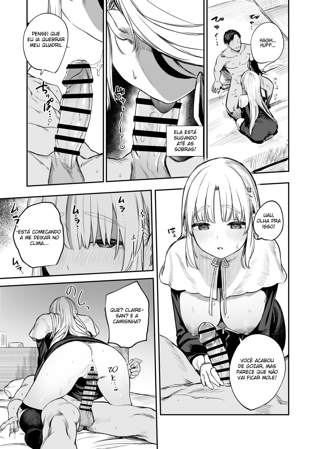 Claire na Putaria com Vtubers: Exploração em Hentai HQ Brasileiro
