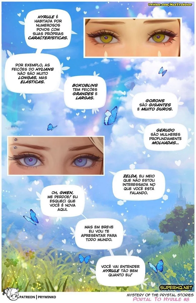 Foda Interdimensional: Gwen e a Princesa Zelda em Hentai HQ
