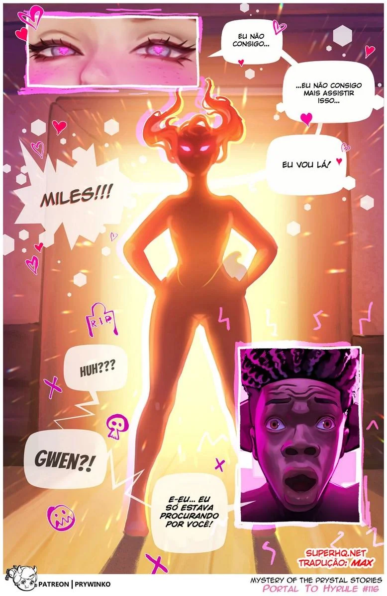 Foda Interdimensional: Gwen e a Princesa Zelda em Hentai HQ