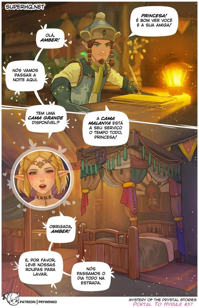 Foda Interdimensional: Gwen e a Princesa Zelda em Hentai HQ