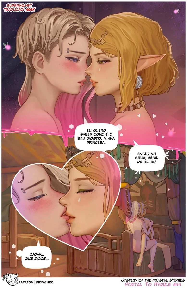 Foda Interdimensional: Gwen e a Princesa Zelda em Hentai HQ