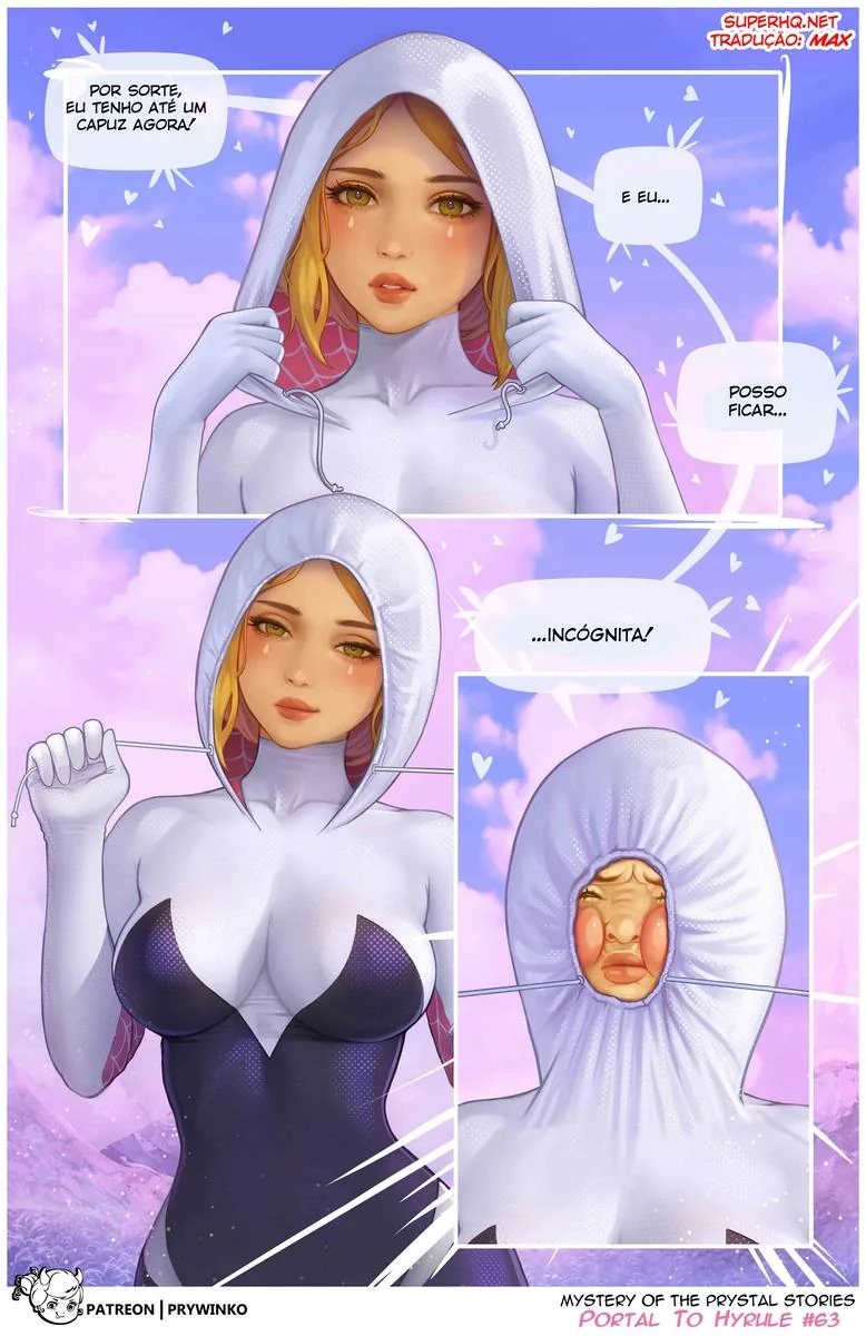 Foda Interdimensional: Gwen e a Princesa Zelda em Hentai HQ