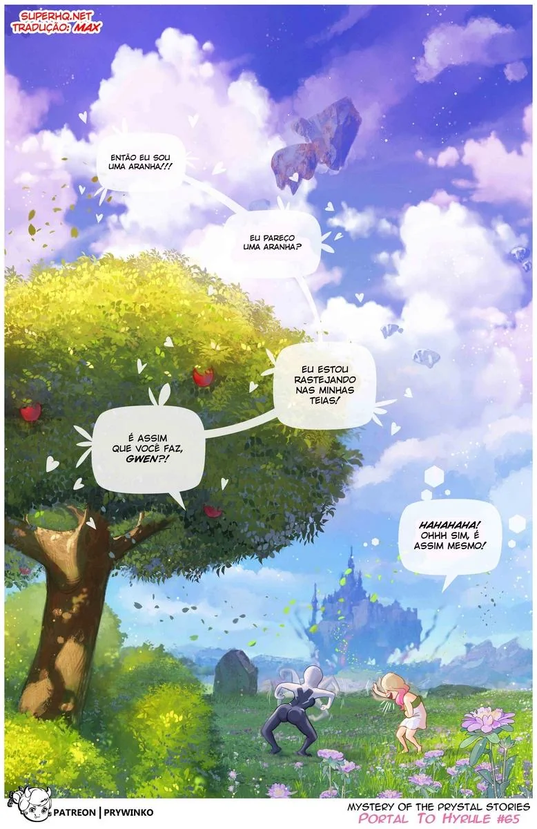 Foda Interdimensional: Gwen e a Princesa Zelda em Hentai HQ