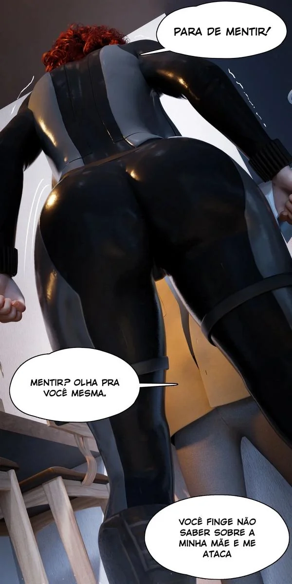 Descobertas Picantes – A Mamãe e a Viúva Negra em Hentai 3D Brasileiro