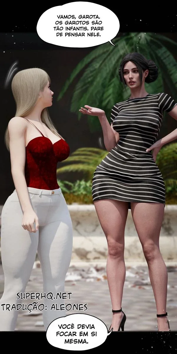 Descobertas Picantes – A Mamãe e a Viúva Negra em Hentai 3D Brasileiro