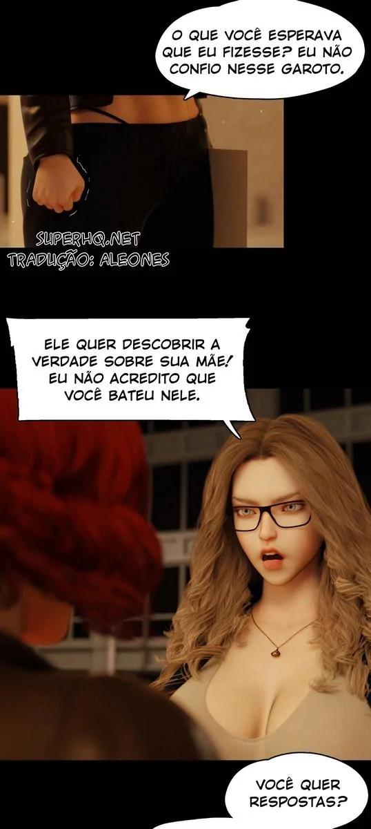 Viúva Negra Putona Ajuda Alaric a Resolver Tudo – Parte 7 em HQ Brasileiro