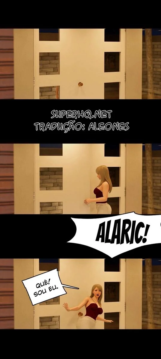 Viúva Negra Putona Ajuda Alaric a Resolver Tudo – Parte 7 em HQ Brasileiro
