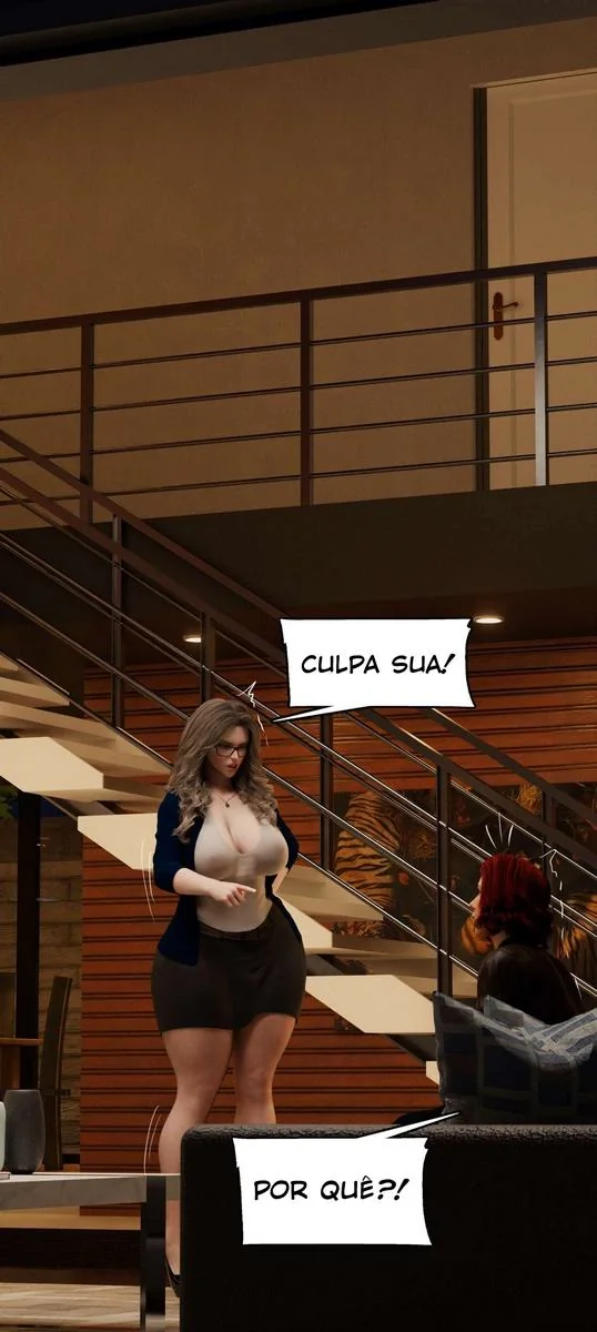 Viúva Negra Putona Ajuda Alaric a Resolver Tudo – Parte 7 em HQ Brasileiro