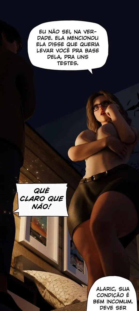 Viúva Negra Putona Ajuda Alaric a Resolver Tudo – Parte 7 em HQ Brasileiro
