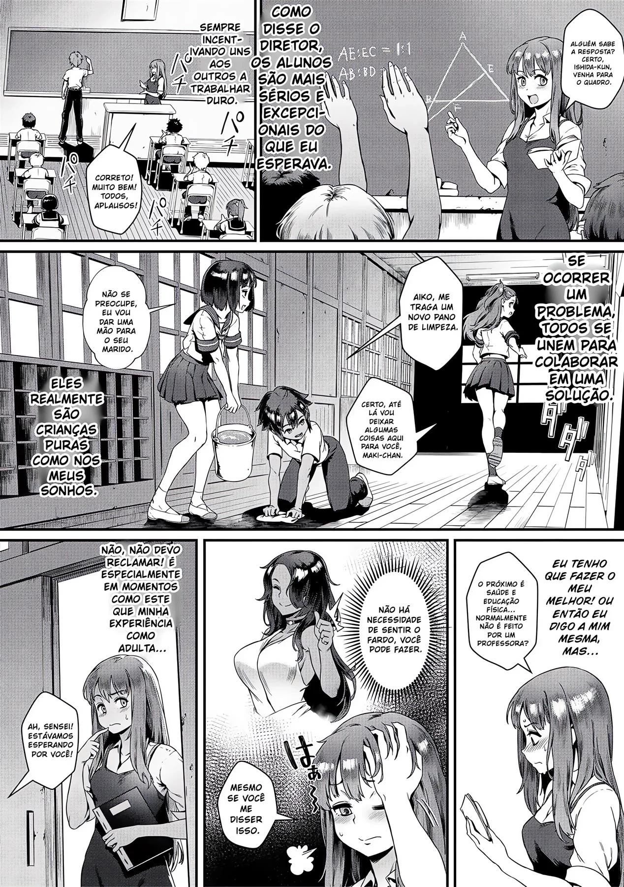 Professora Piranha se Aproveitando dos Alunos – Quadrinhos Pornos