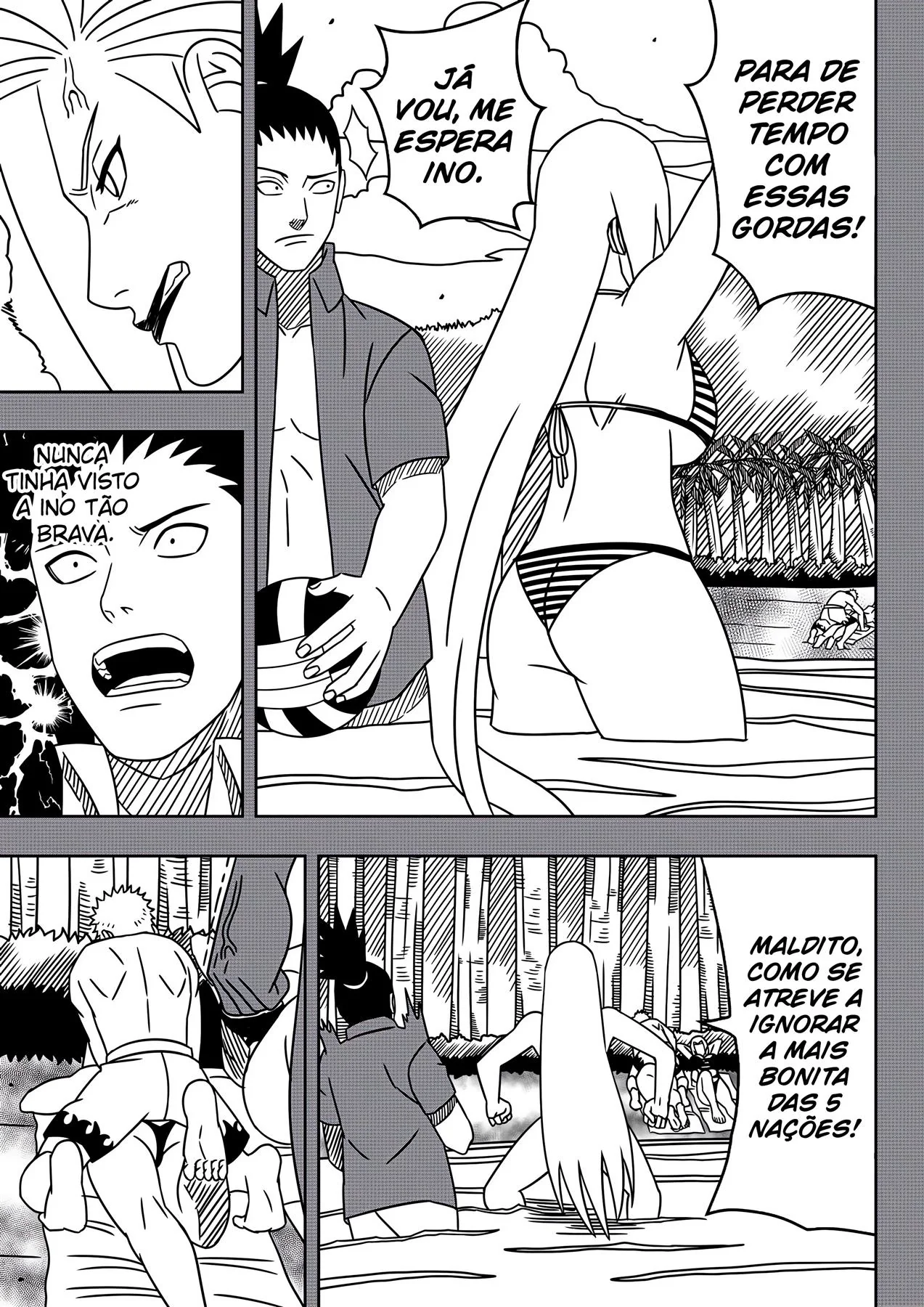 A Rola do Mizukage na Buceta da Piranha em HQ Brasileiro
