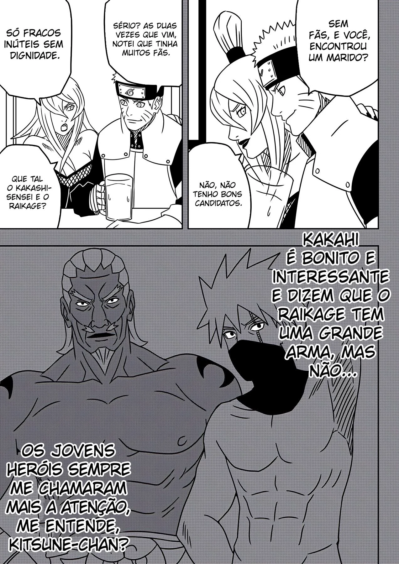 A Rola do Mizukage na Buceta da Piranha em HQ Brasileiro