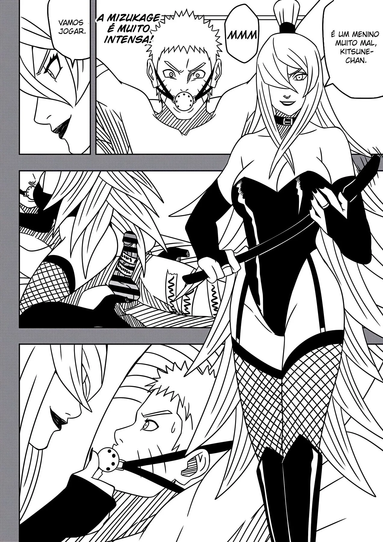 A Rola do Mizukage na Buceta da Piranha em HQ Brasileiro