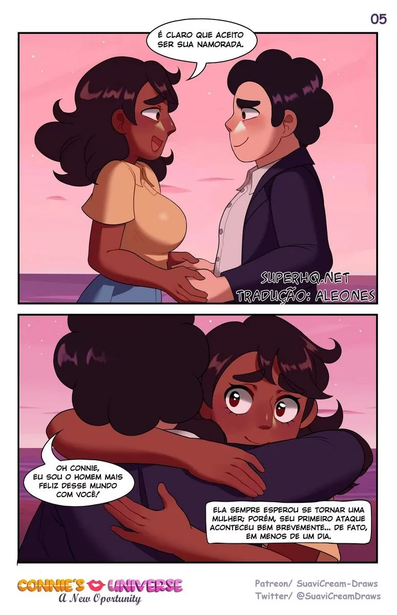 Steven Universe: Piranha da Buceta Gemendo na Rola do Steven”, em hentai HQ