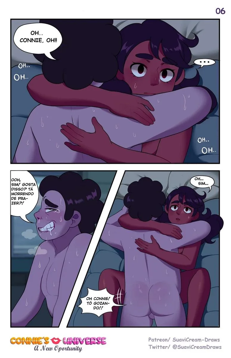 Steven Universe: Piranha da Buceta Gemendo na Rola do Steven”, em hentai HQ