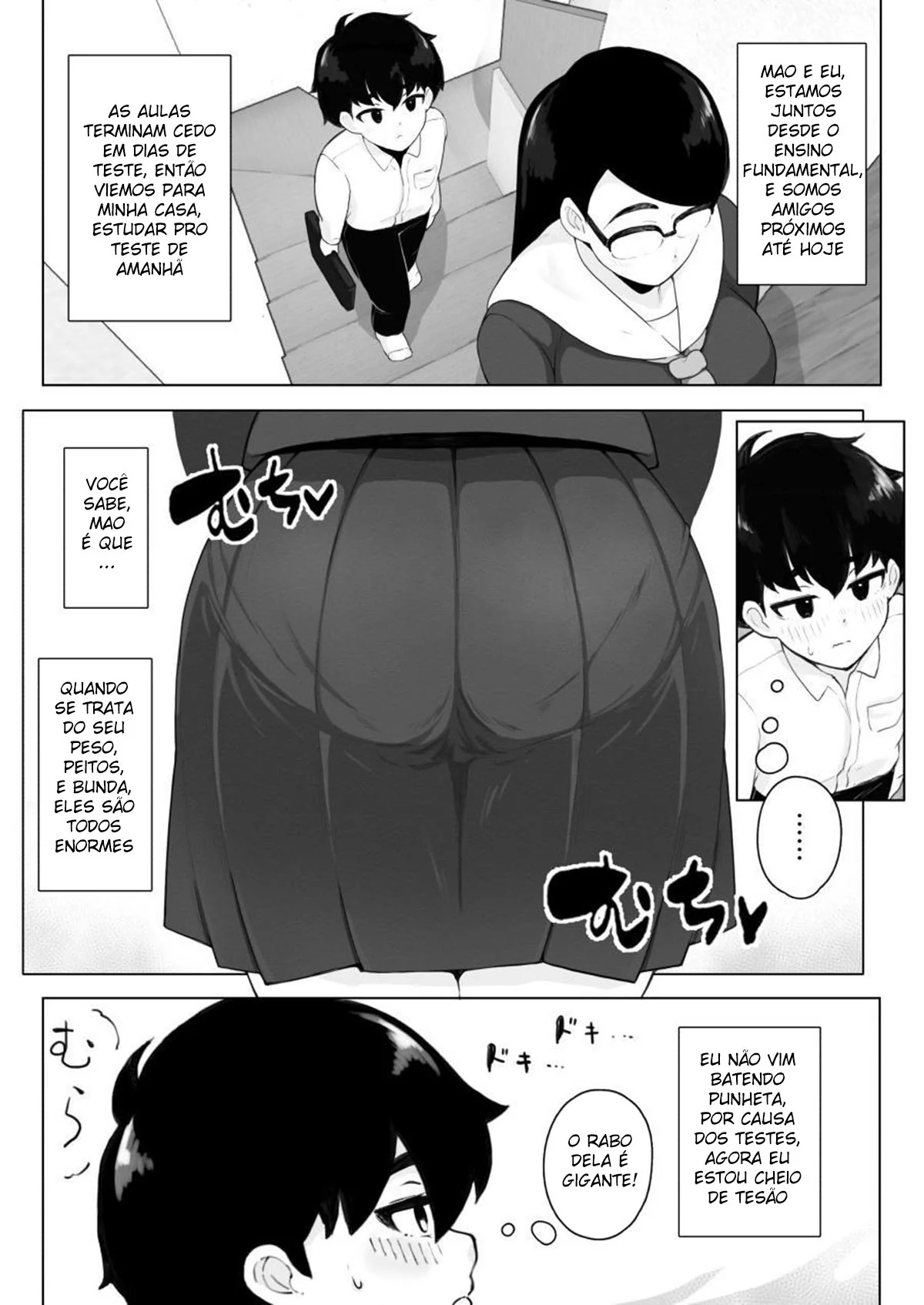 Amizade Colorida: Seduzindo a Piranha dos Óculos em Hentai HQ