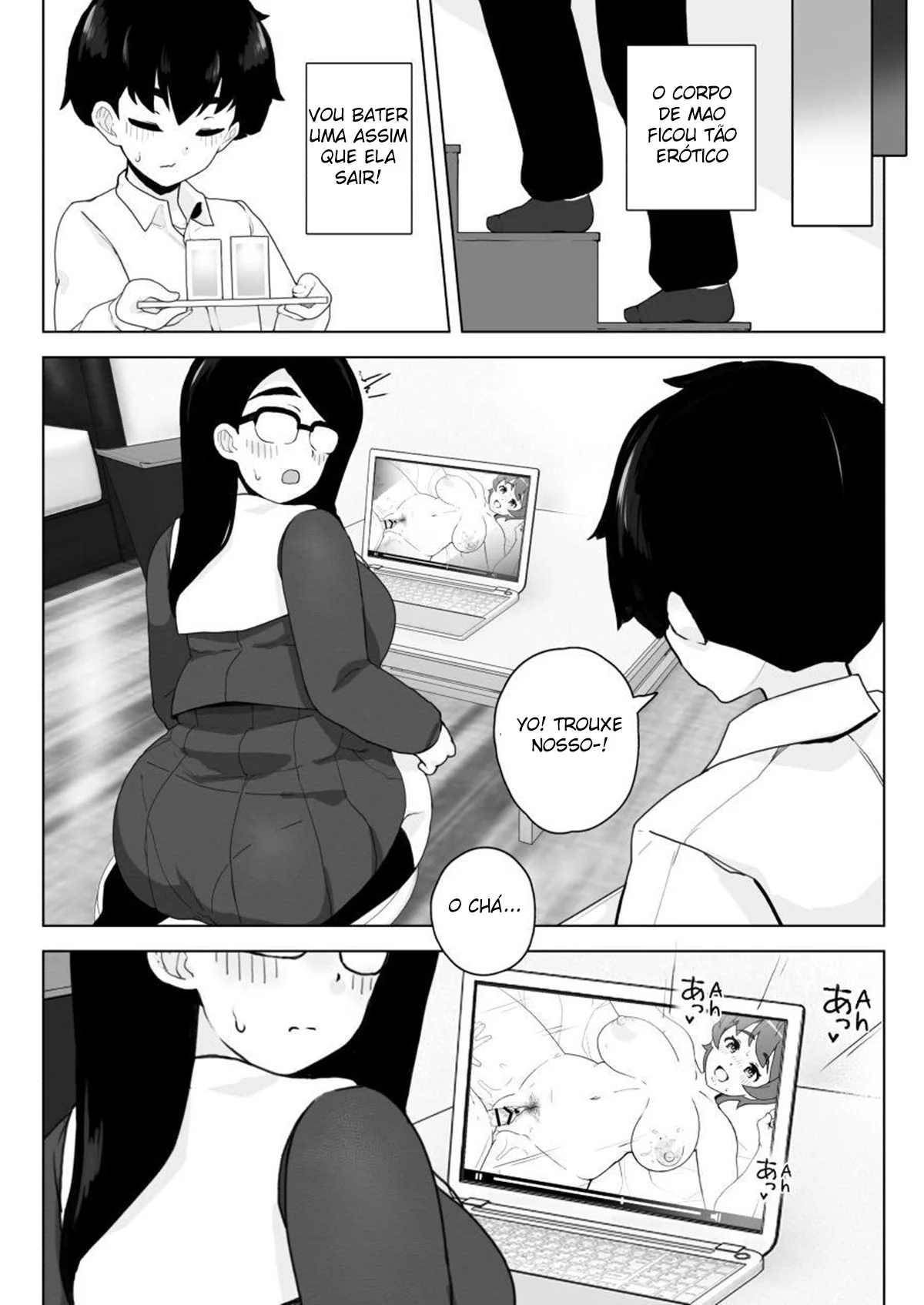 Amizade Colorida: Seduzindo a Piranha dos Óculos em Hentai HQ