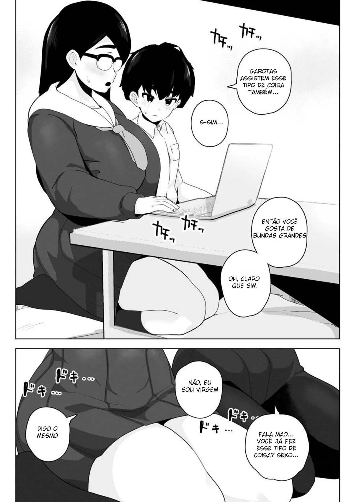 Amizade Colorida: Seduzindo a Piranha dos Óculos em Hentai HQ