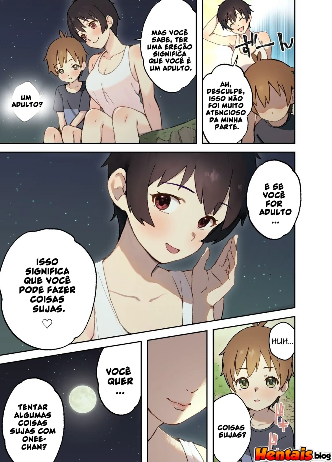 Fodendo familiares no campo: A sacanagem de Natsumi em hentai HQ Brasileiro